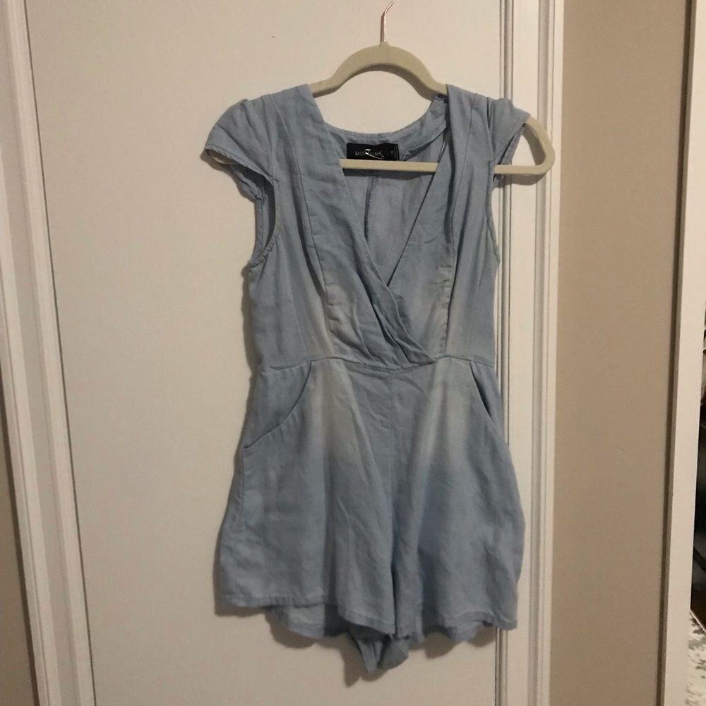 Denim Romper